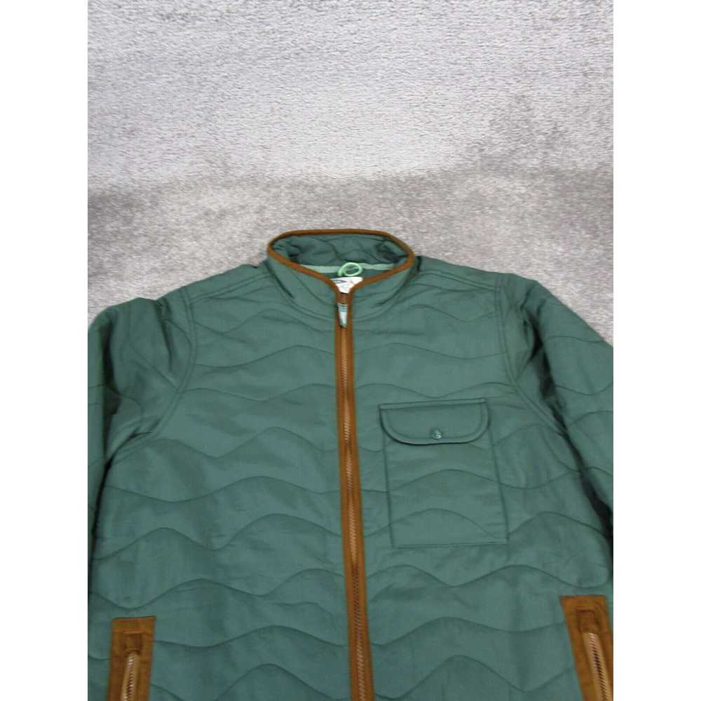 Vintage Wellen Jacket Mens Small Green Quilted Ou… - image 2