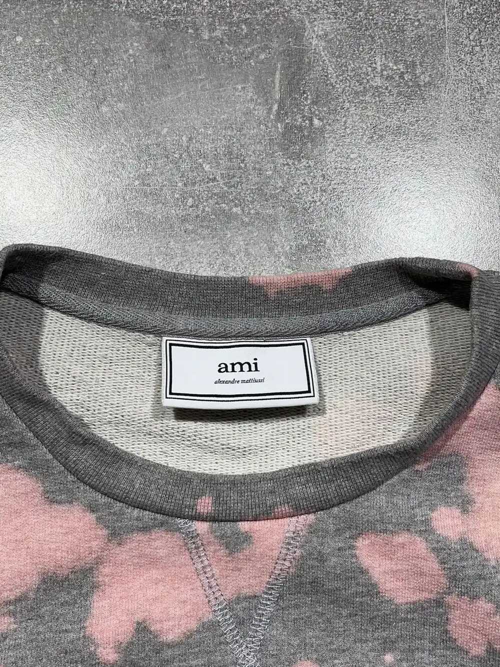 AMI × Custom × Luxury AMI Sweatshirt Big Logo Tie… - image 6