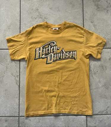 Harley Davidson × Streetwear × Vintage Yellow vint