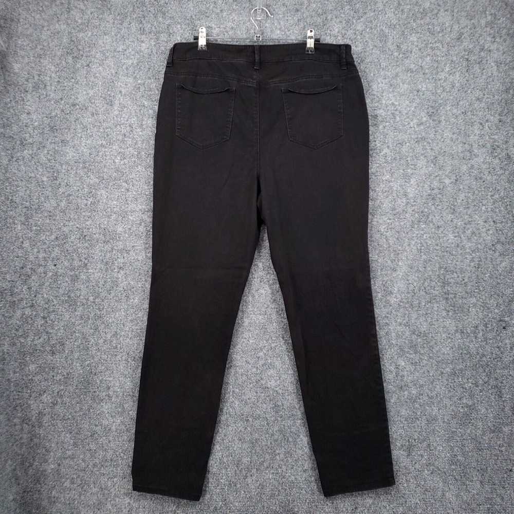 Vintage Chicos Jeans Womens 2.5 US 14 Black Jeggi… - image 2