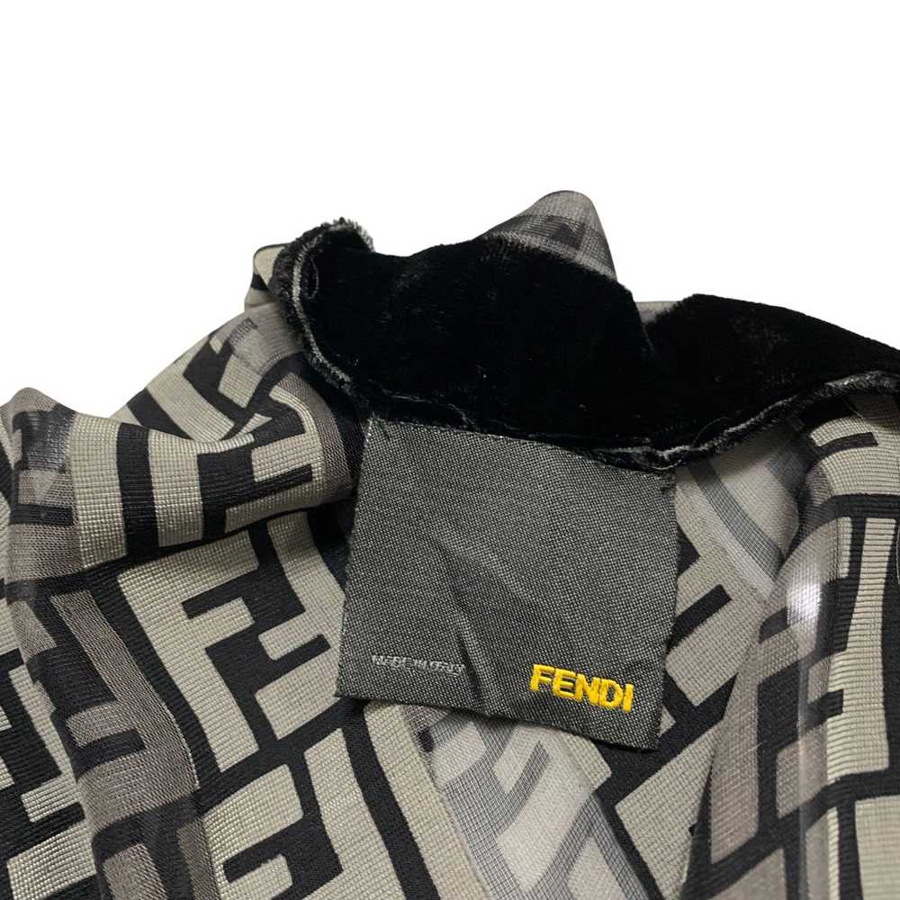 Fendi Fendi Zucca Monogram Silk Scarf - image 4