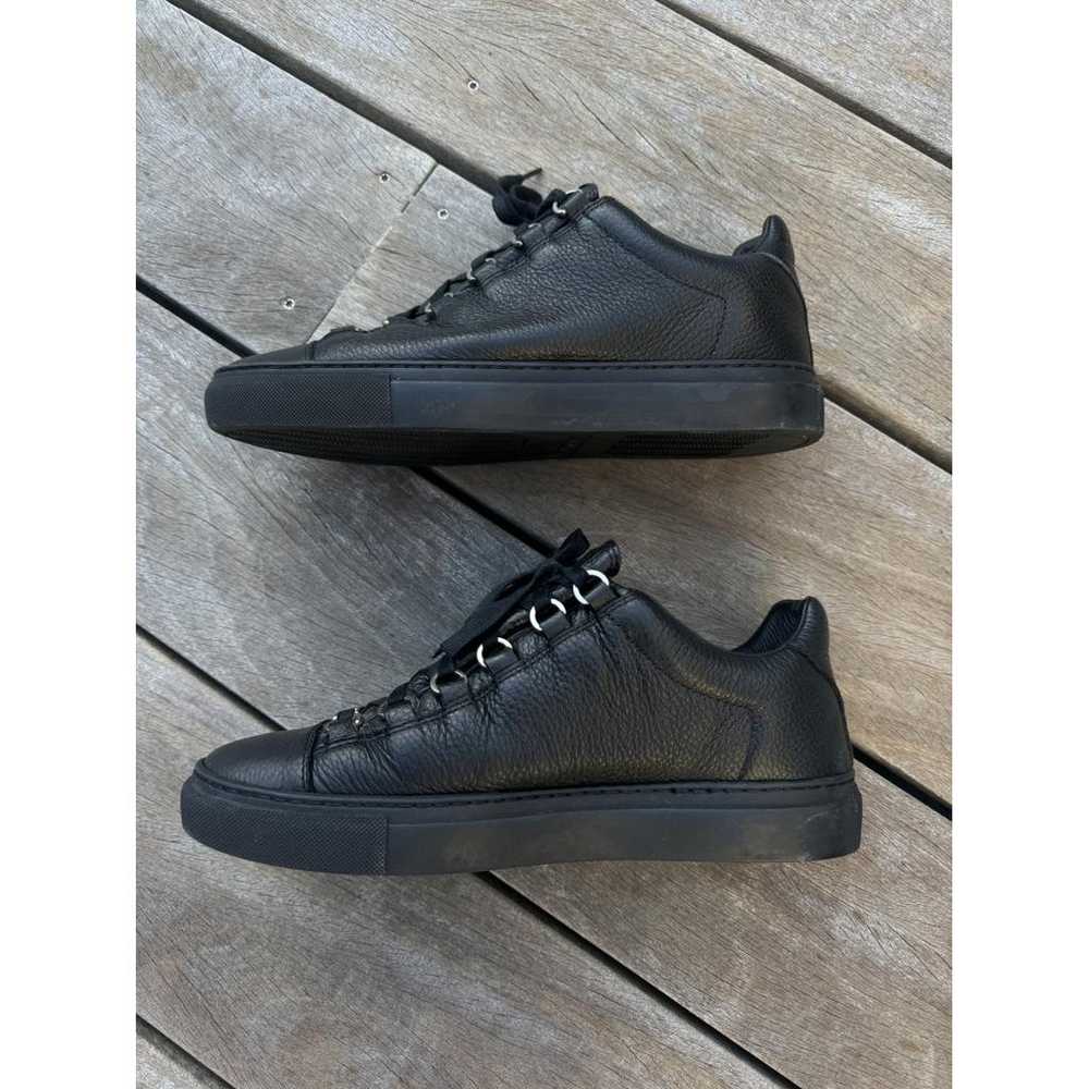Balenciaga Arena leather low trainers - image 4