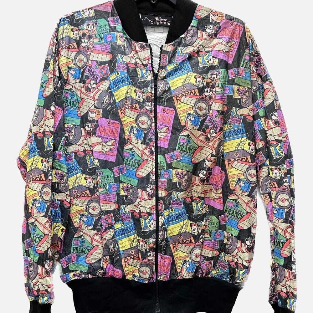 Disney 1990's Aviator Mickey Mouse Paper jacket - image 1