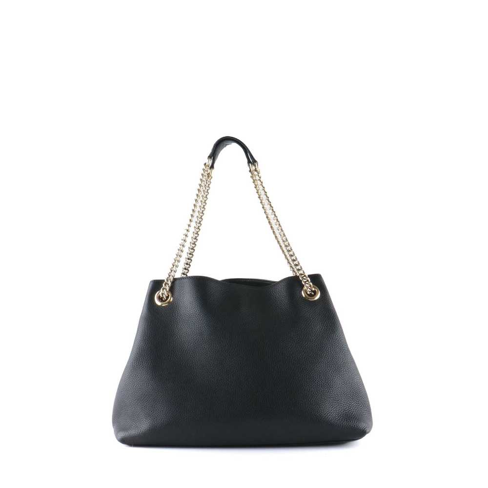 Gucci GUCCI - Soho tote bag in black grained leat… - image 3