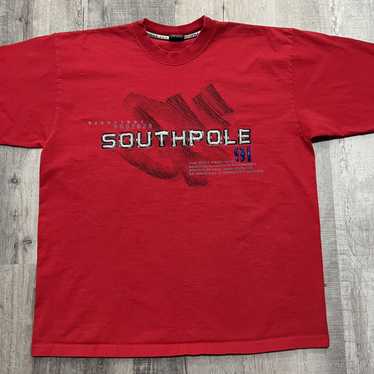Southpole × Vintage VTG Southpole Red Gel Graphic 