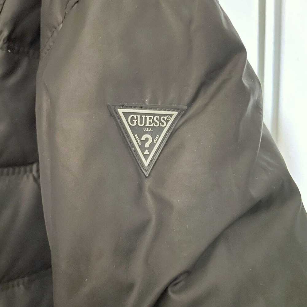 Guess Guess Jacket Womens Large Black Quilted Puf… - image 3