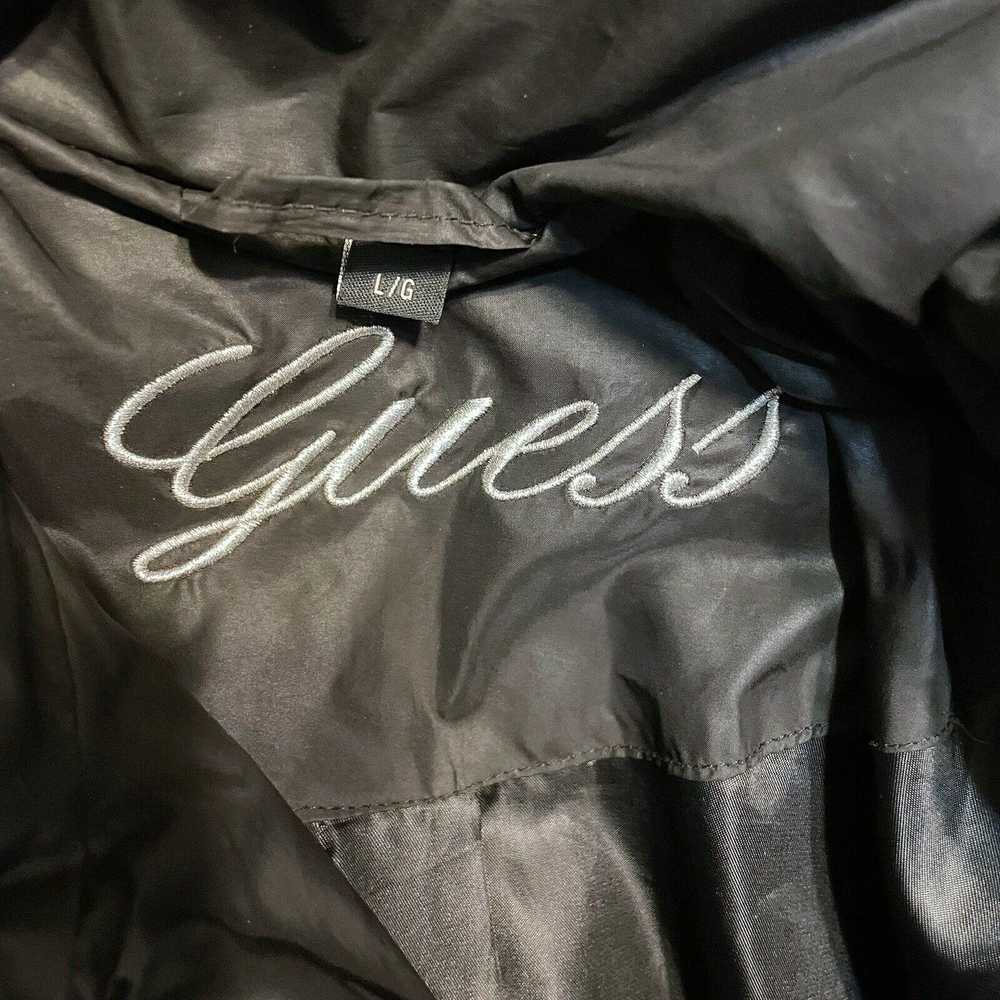 Guess Guess Jacket Womens Large Black Quilted Puf… - image 8
