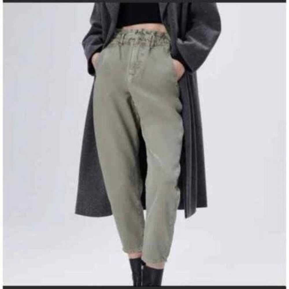 Zara Zara Paper Bag Relaxed Baggy Jeans Pants 29 … - image 1
