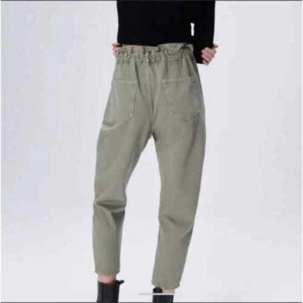 Zara Zara Paper Bag Relaxed Baggy Jeans Pants 29 … - image 4