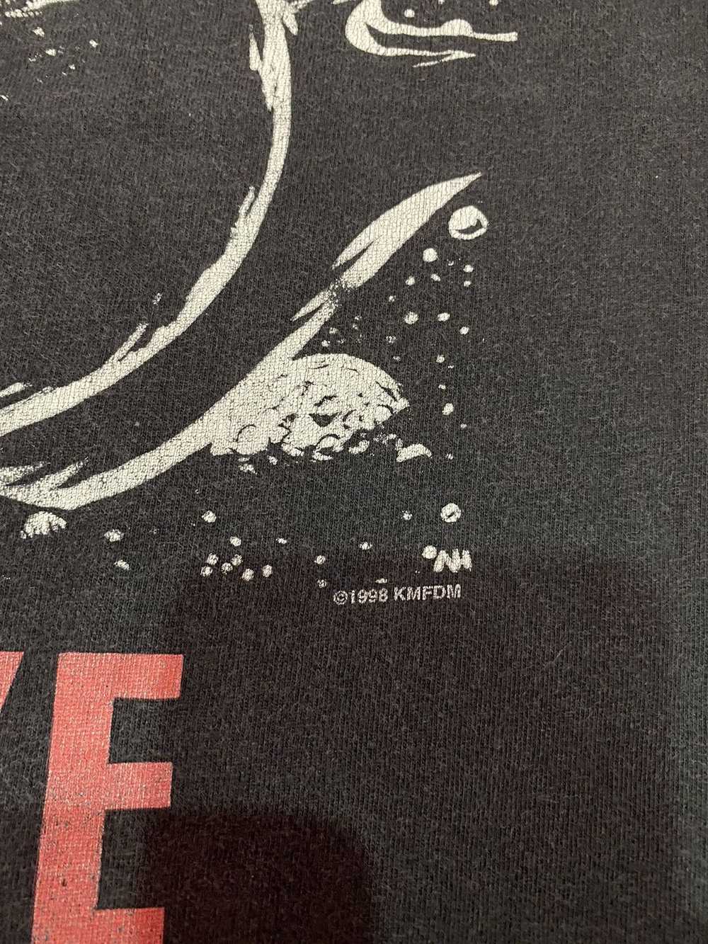Band Tees × Rock T Shirt × Vintage vintage KMFDM … - image 4