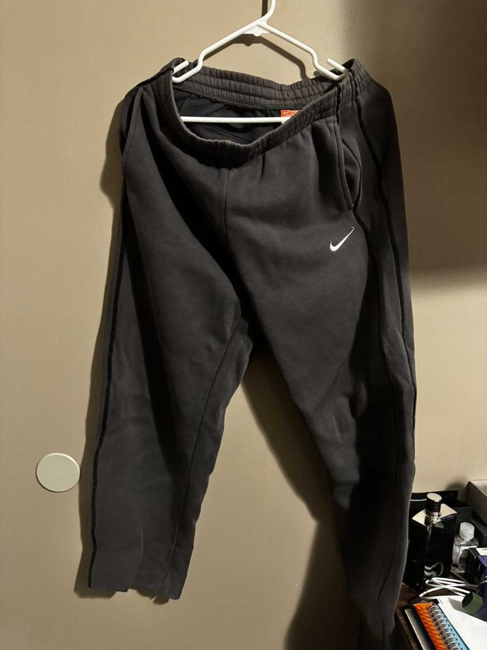 Nike × Vintage Nike Vintage Sweats Cut Bottom - image 1