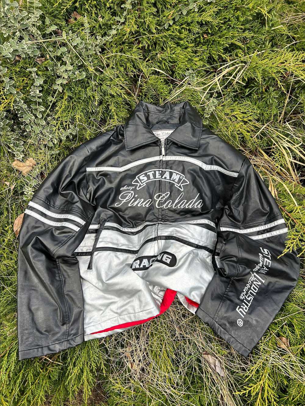 Leather Jacket × Racing × Vintage Vintage Balenci… - image 3