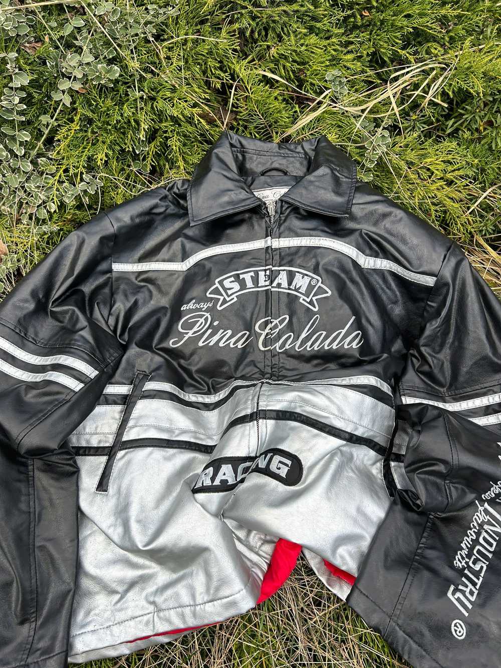 Leather Jacket × Racing × Vintage Vintage Balenci… - image 4