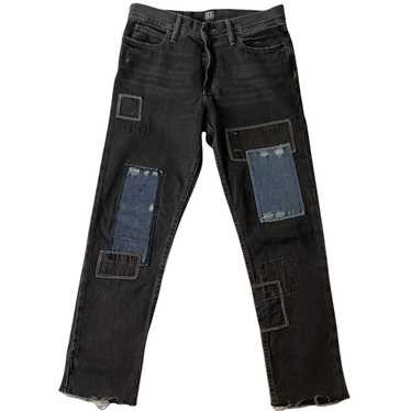 Bdg × Urban Outfitters BDG Dad Jean Black Patchwo… - image 1
