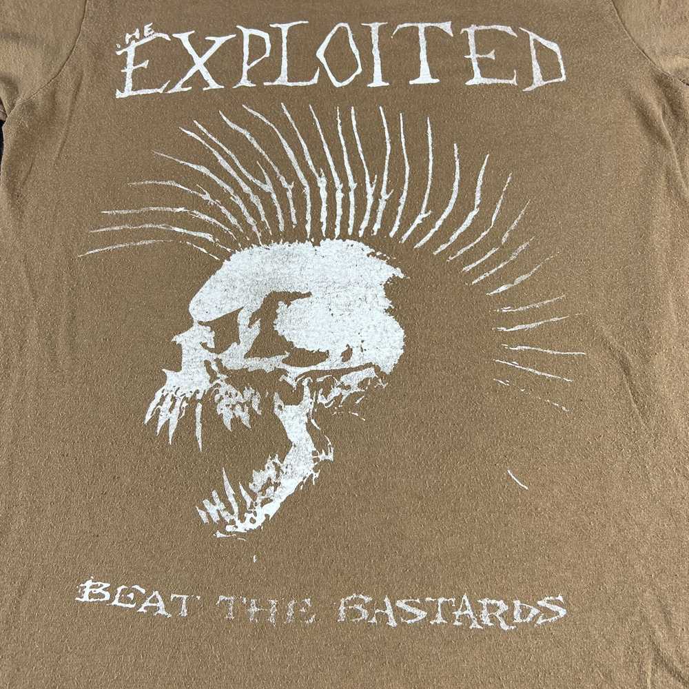 Band Tees The Exploited Punk Band Shirt Faded Bea… - image 2