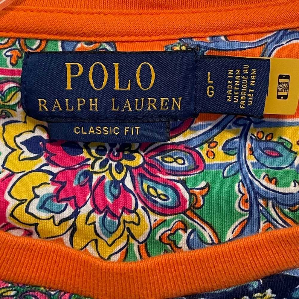 POLO Ralph Lauren Patchwork T-Shirt Men's Large P… - image 9