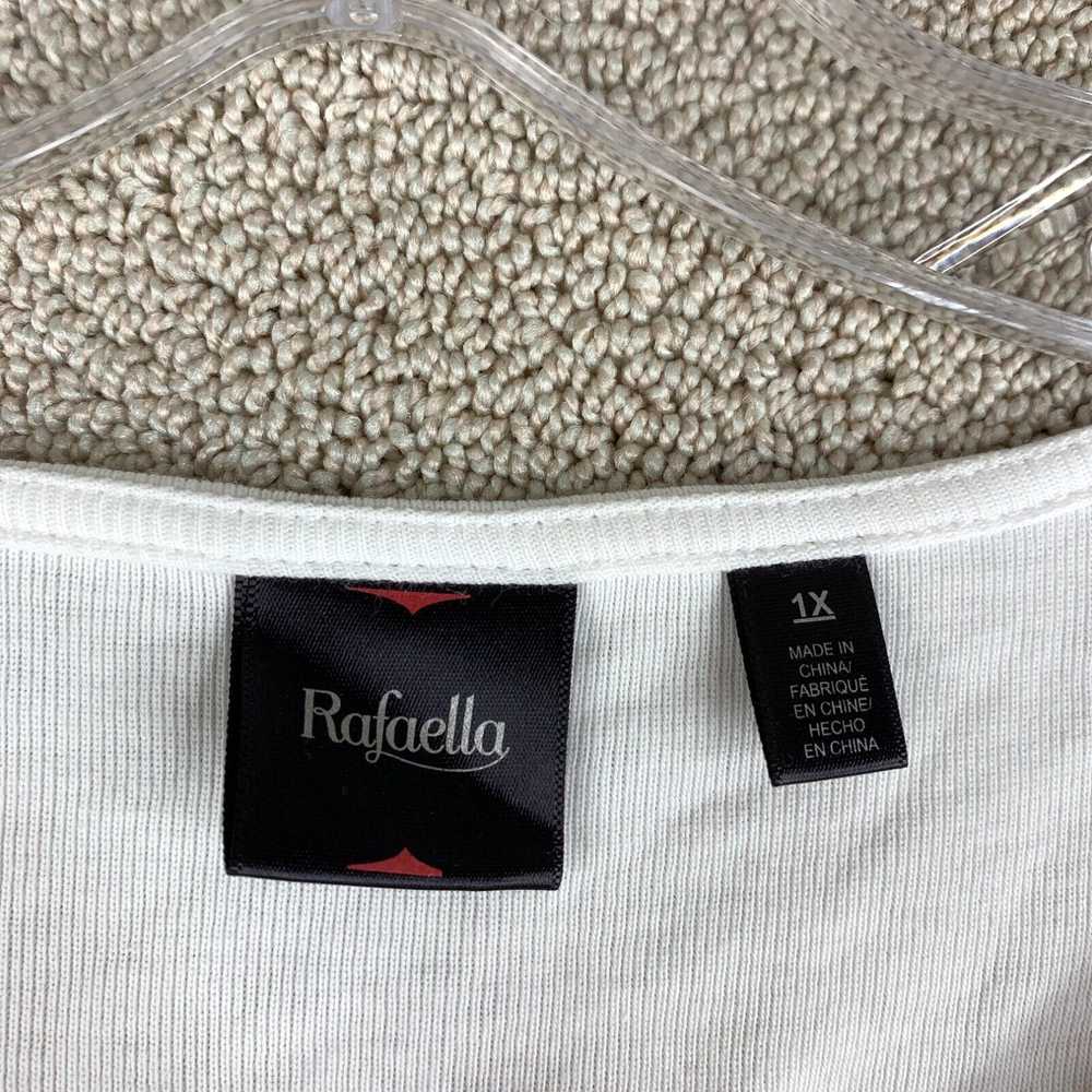 Vintage Rafaella Knit Top Women's Plus Size 1X 3/… - image 3