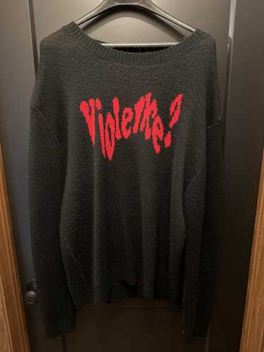 Very Rare Very RARE Violence? Knitted Sweater Larg