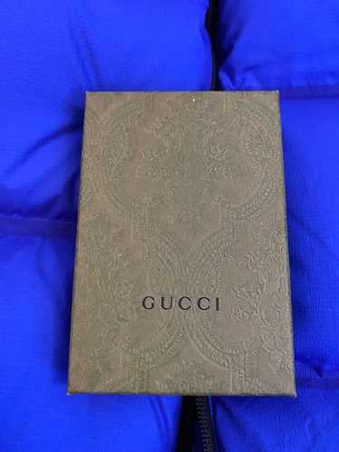 Gucci GUCCI ANIMALIER LEATHER CARD CASE