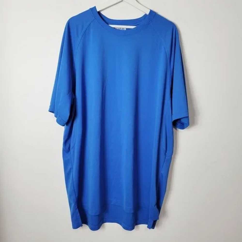 Slim Fit Short Sleeve T-Shirt Blue - image 1