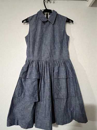 ワンピース Miu Miu Mini Abito In Cotone Miu Miu Mini Silk Dress Elegant Design Luxurious Blend – LOZURI®