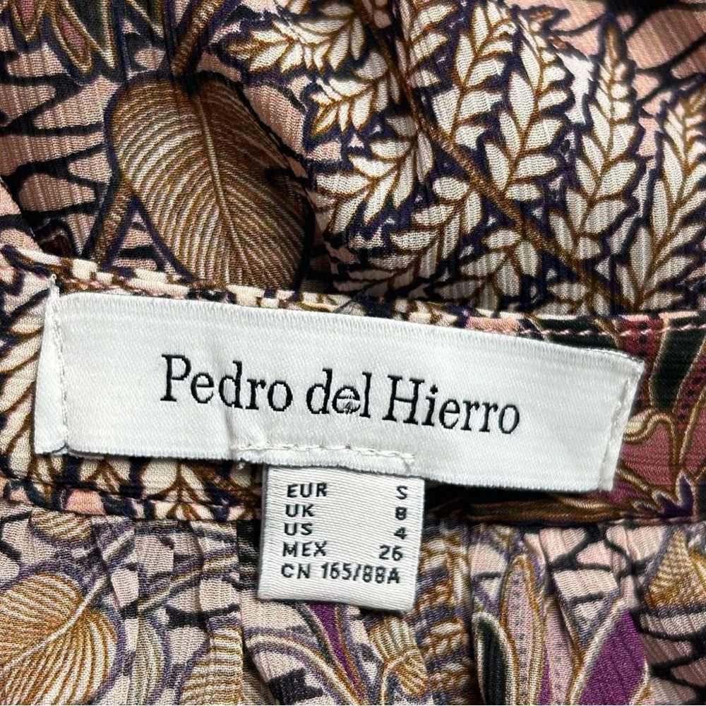 Pedro del Hierro floral blouse sz S - image 2