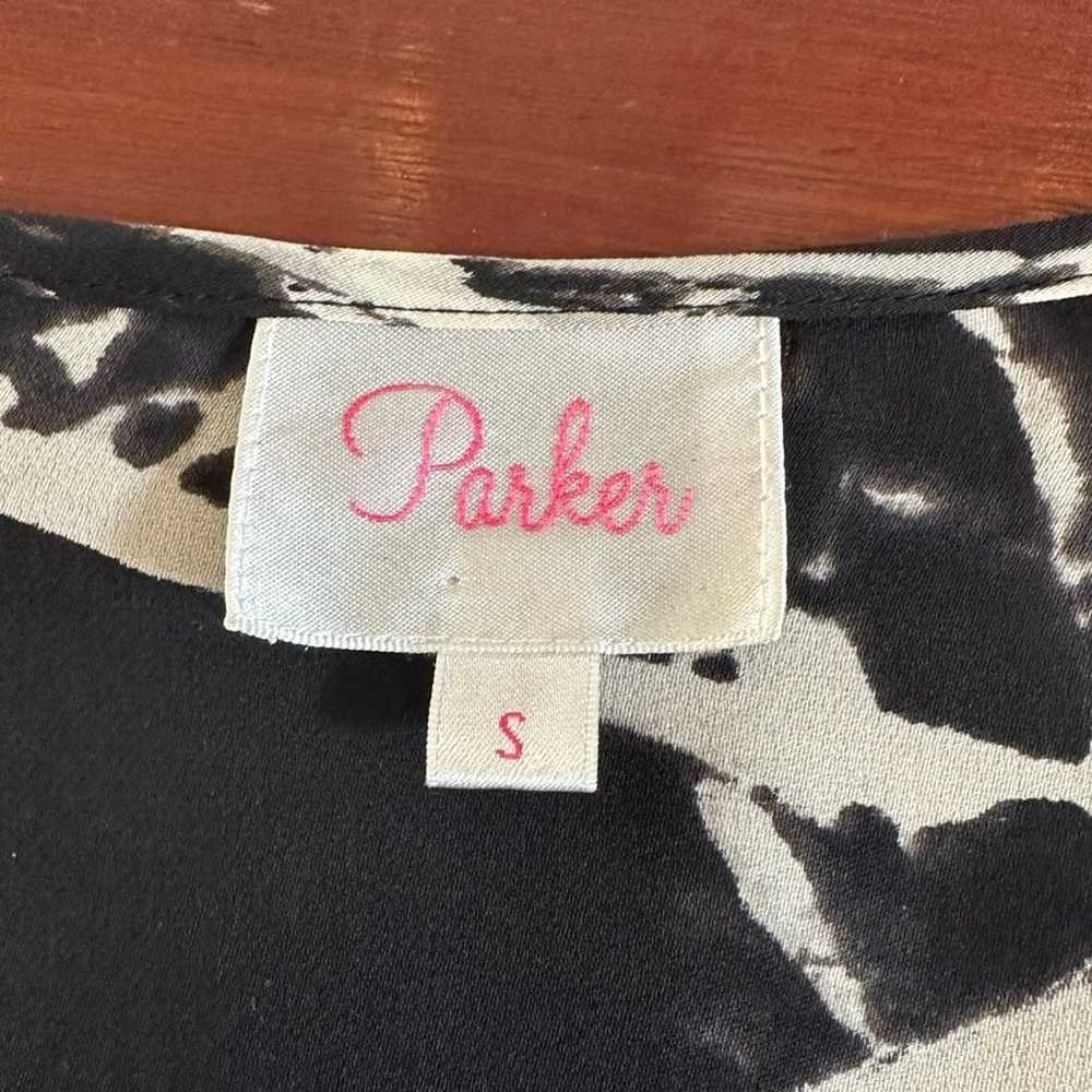 PARKER Silk Oversized Popover Long Sleeve Blouse … - image 3
