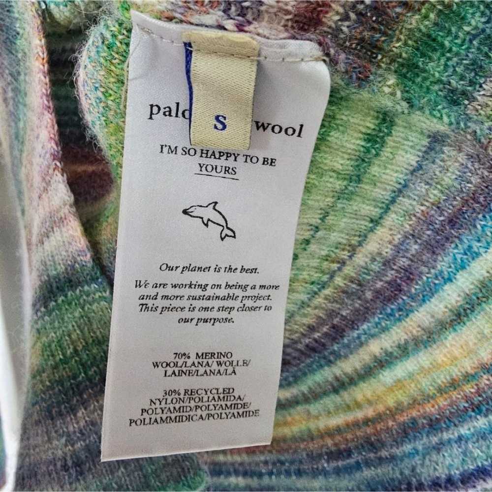 Paloma Wool Avelina Top Kiwi Ribbed Cut Outs Size… - image 6