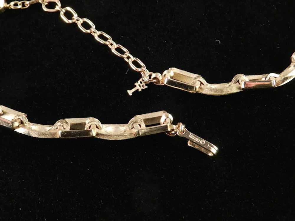 Trifari Mid-Century Ribbon Link Necklace - image 7