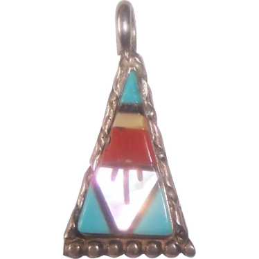 Native American Zuni Pendant Wilson & Carolyn Nii… - image 1