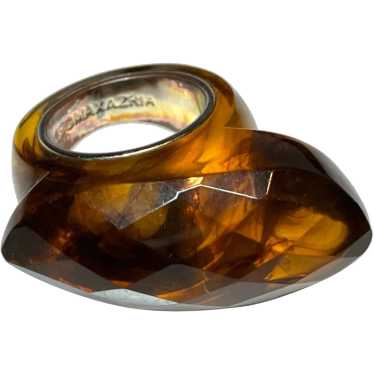 Vintage BCBG Maxazria Lucite Oversized Ring - image 1