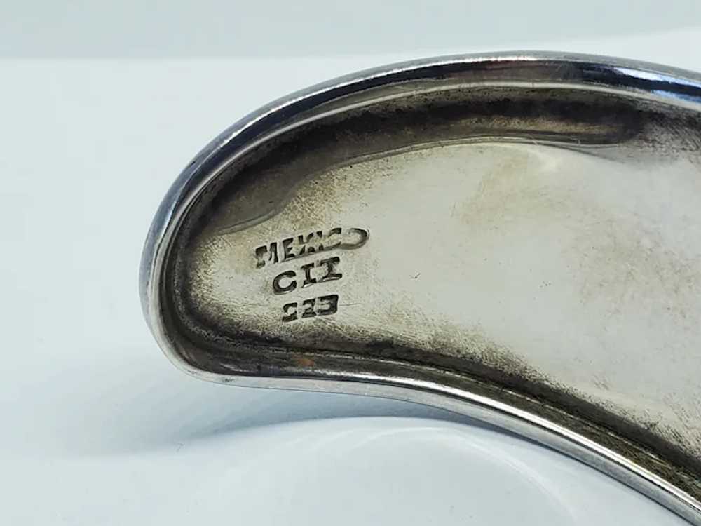 Sterling Silver Square Spiral Cuff Bracelet - image 5