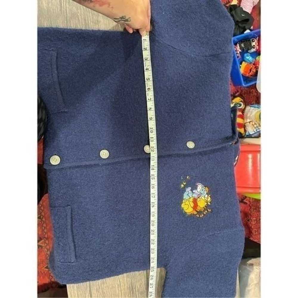 Vintage Disney Winnie The Pooh Blue Overcoat Size… - image 11
