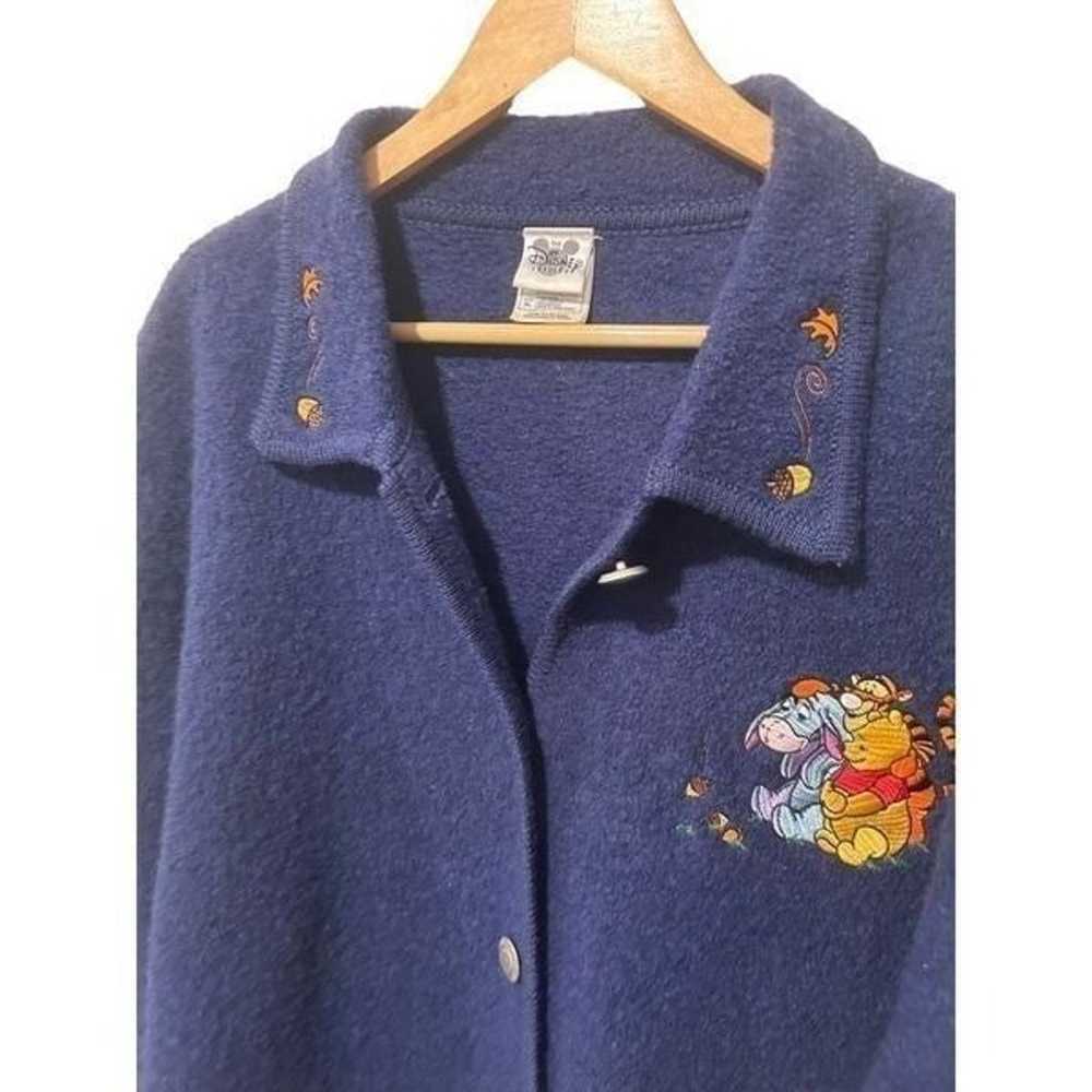 Vintage Disney Winnie The Pooh Blue Overcoat Size… - image 6