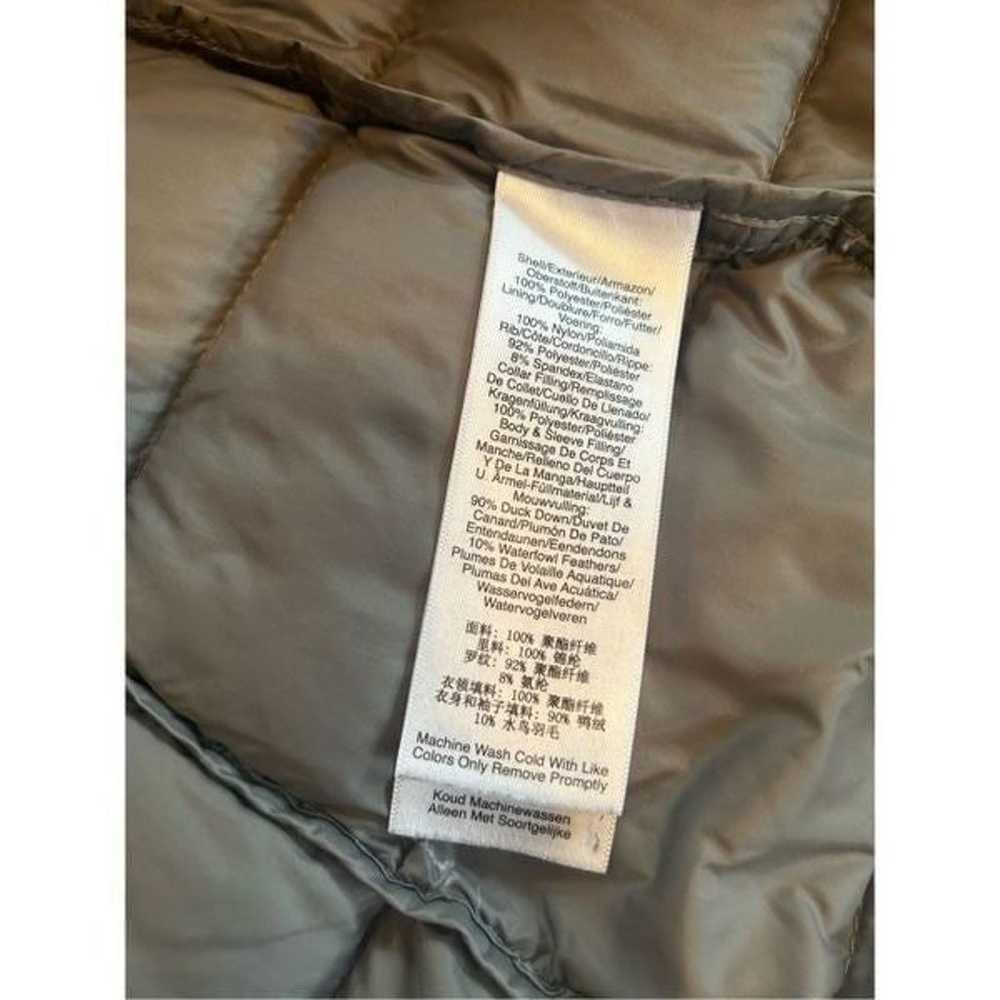 DKNY Gray Asymmetrical Puffer Jacket With Duck Do… - image 4