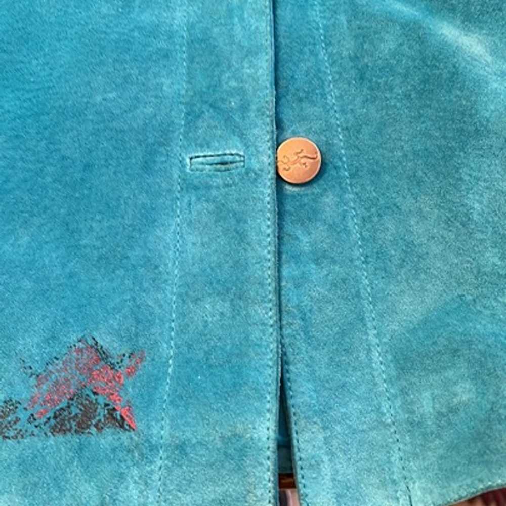 Chicos Leather Jacket - Size 1 = Medium - image 7