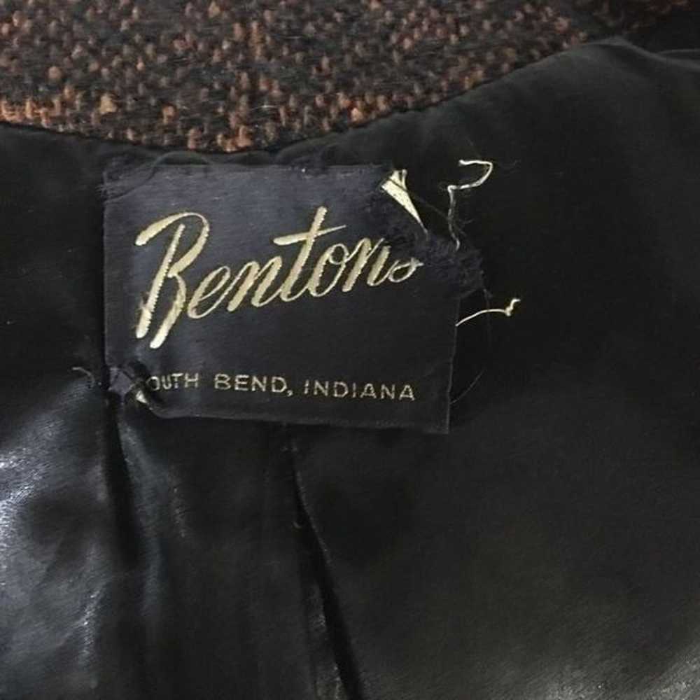 Vintage Benton’s South Bend size Medium tall brow… - image 5