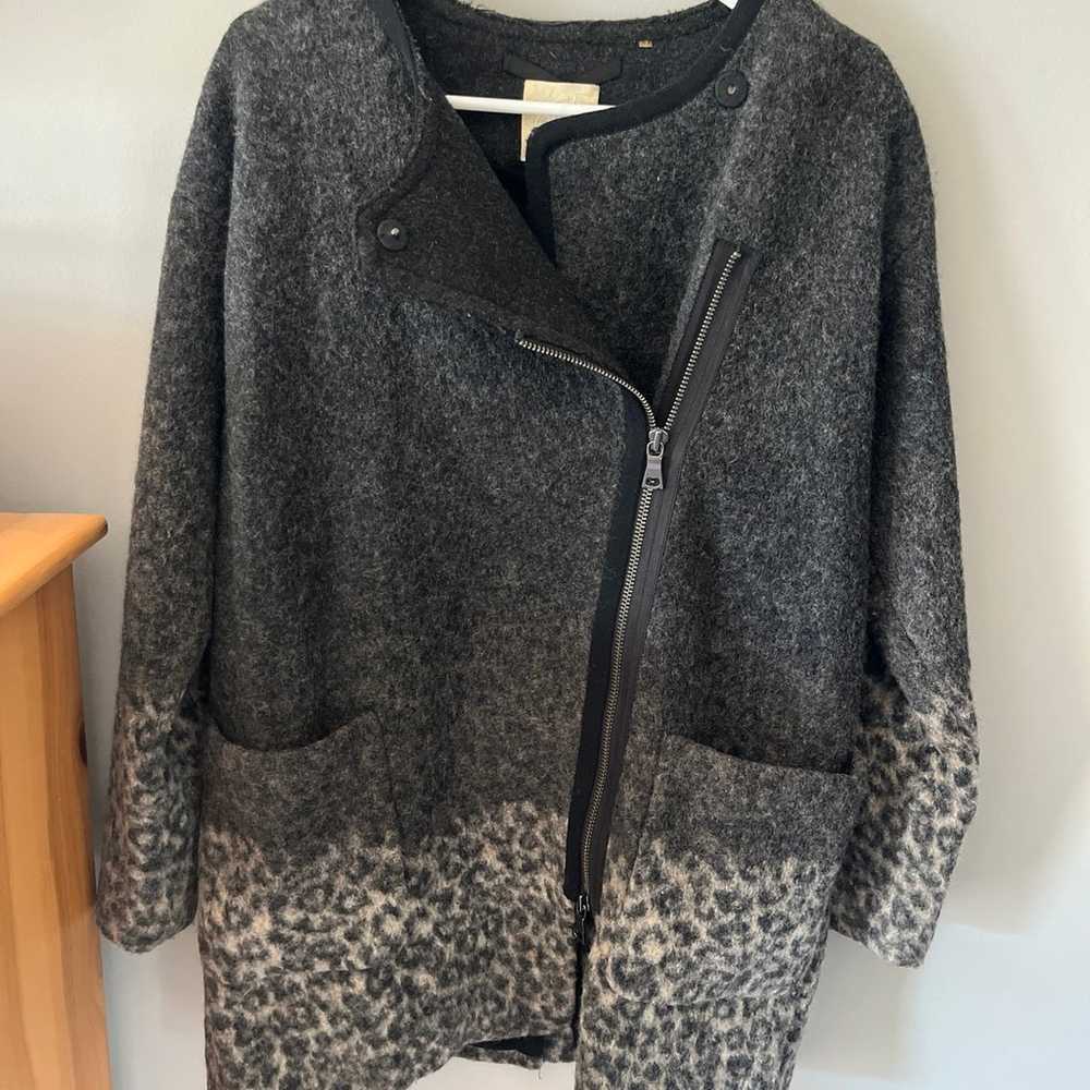 Rebecca Taylor ombré leopard coat - image 4
