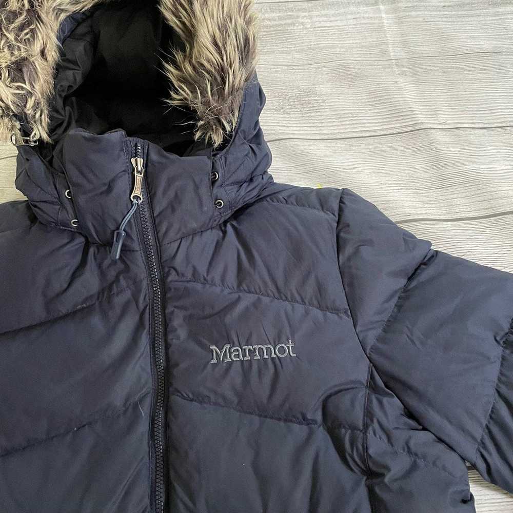 Marmot Montreal Navy Down Coat Winter Puffer Jack… - image 2