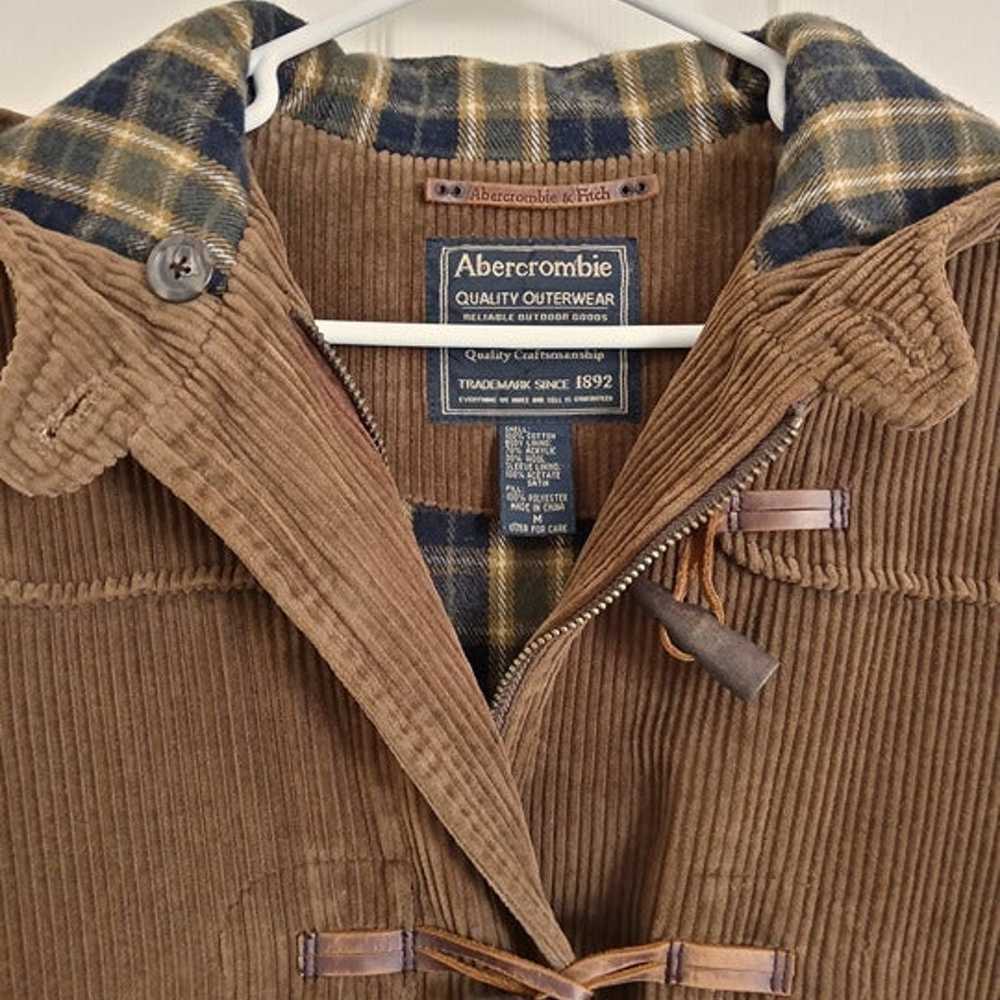 Abercrombie & Fitch Corduroy Hooded Duffel Duffle… - image 2