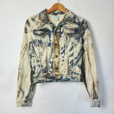 Vtg 90s/Y2K Roberto Cavalli Acid Washed Dyed Denim