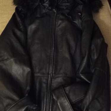 leather coat