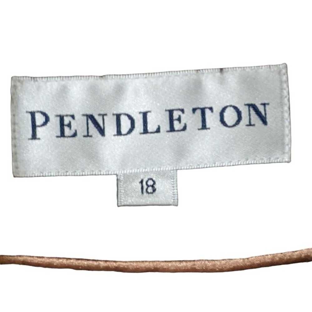 Pendleton wool suri alpaca blend button front ove… - image 3