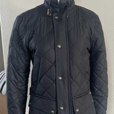 POLO RALPH LAUREN Quilted Jacket Coat Black XS EUC - image 1