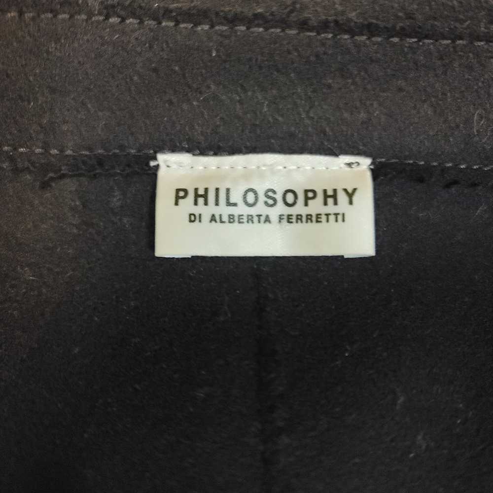 Philosophy Di Alberta Ferretti Pea coat with a fl… - image 12