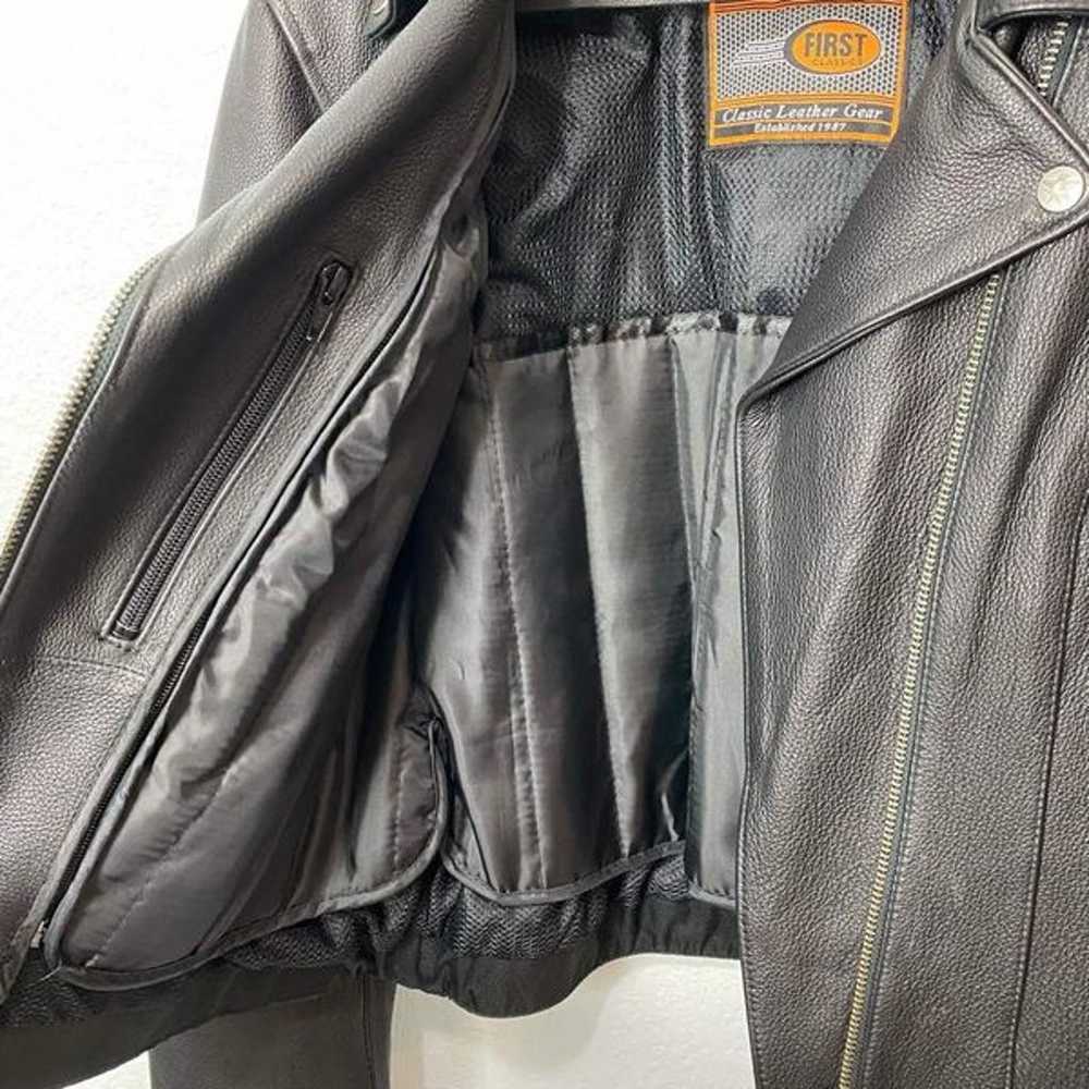 First Mfg. Co. Scarlett Star Motorcycle Leather J… - image 10