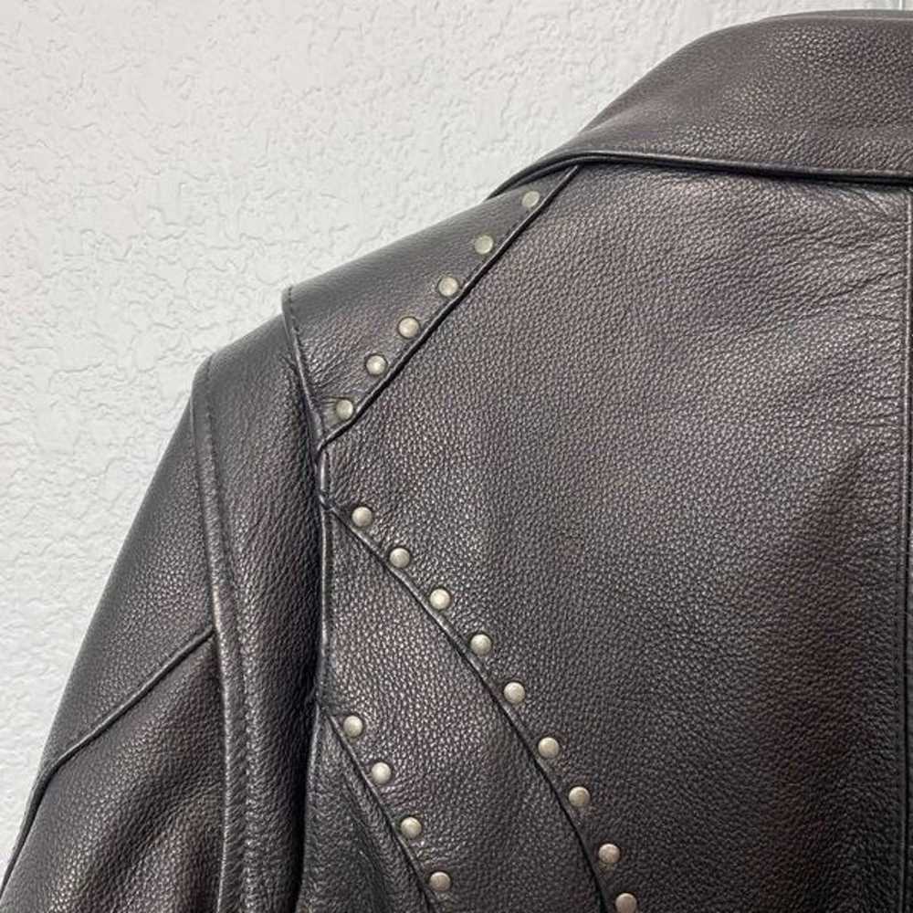 First Mfg. Co. Scarlett Star Motorcycle Leather J… - image 12