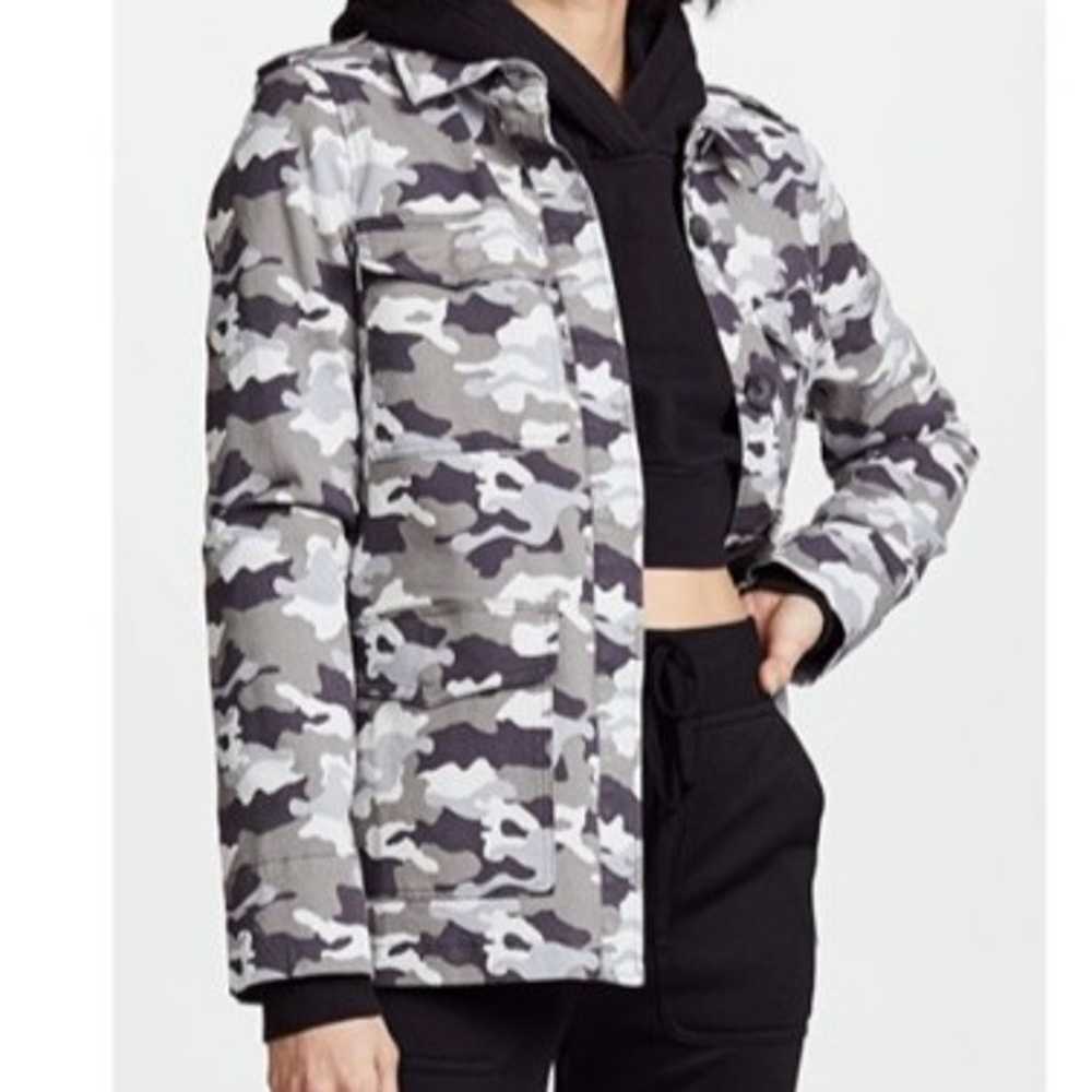 L’agence Cromwell Button Front Camo Print Militar… - image 1