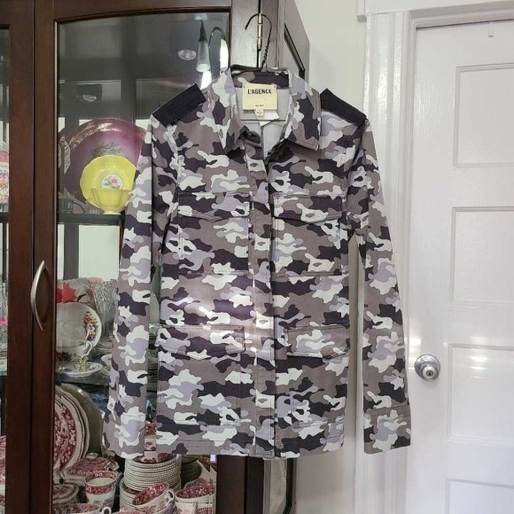 L’agence Cromwell Button Front Camo Print Militar… - image 3