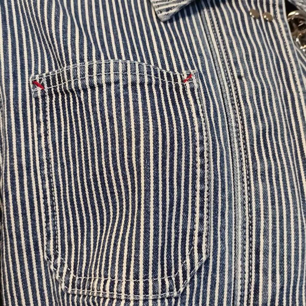 Ralph Lauren Jeans Denim Vintage Blue Stripe Fire… - image 6